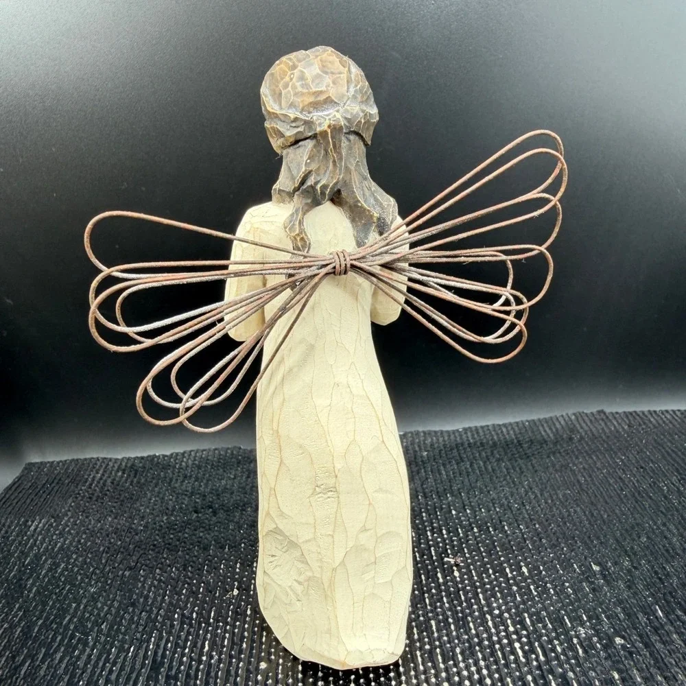 Willow Tree Angel of Warmth Figurine Susan Lordi Demdaco 2001 Candle‎ 5.5 inch